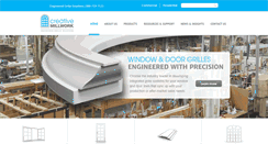Desktop Screenshot of creativemillwork.com